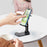 CCT14 Lifting Folding Phone Holder Portable Multi-Angle Adjustable Phone Stand for iPhone, Samsung, Huawei - Black - 5
