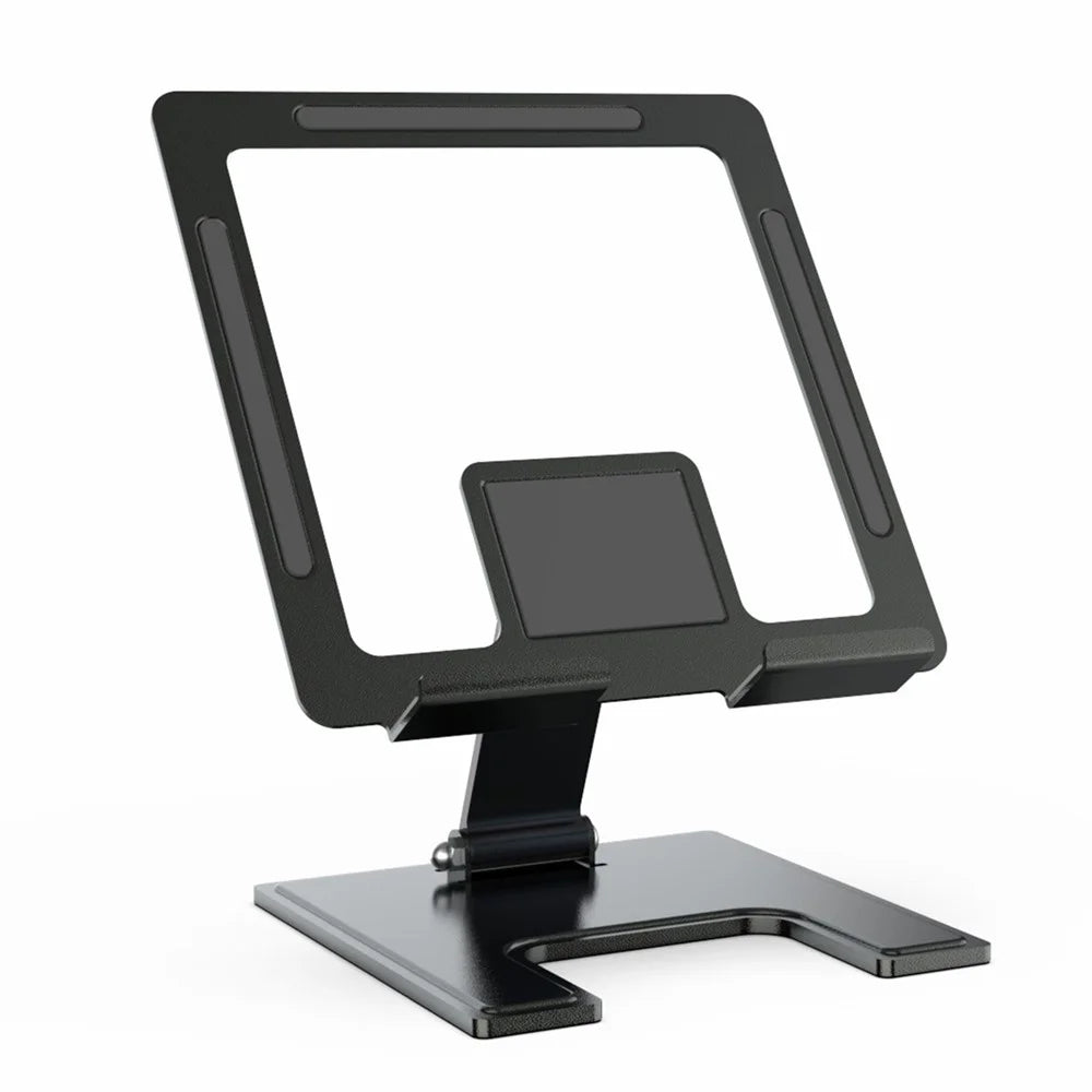 CCT17 Folding Desktop Mini PC Holder Portable Anti-Slip Metal Tablets Stand Support 1000g Loading Bearing - Tarnish - 1