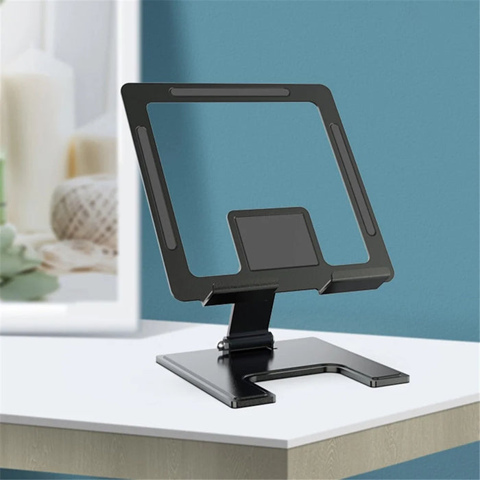 CCT17 Folding Desktop Mini PC Holder Portable Anti-Slip Metal Tablets Stand Support 1000g Loading Bearing - Tarnish - 4