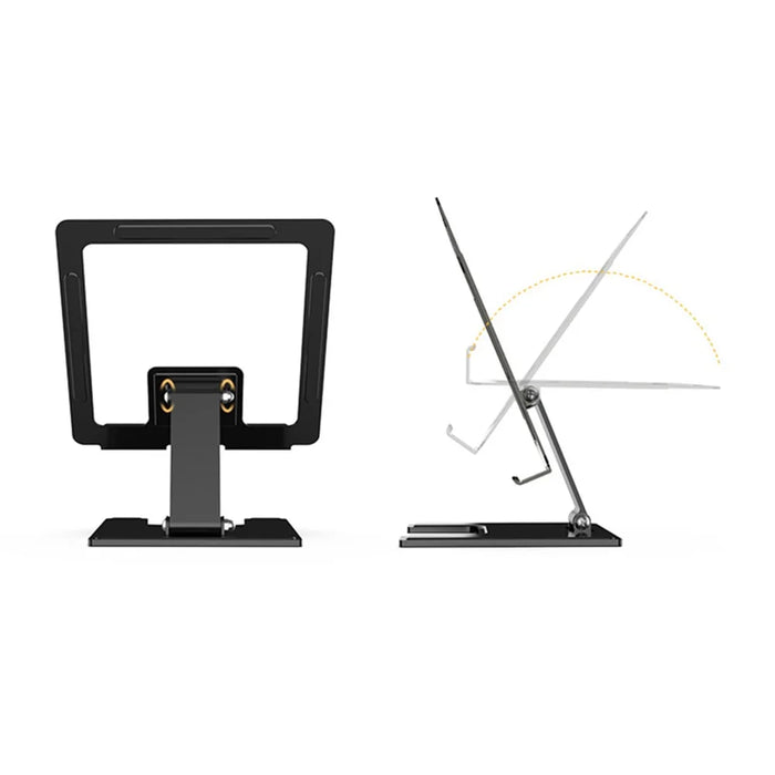 CCT17 Folding Desktop Mini PC Holder Portable Anti-Slip Metal Tablets Stand Support 1000g Loading Bearing - Tarnish - 7
