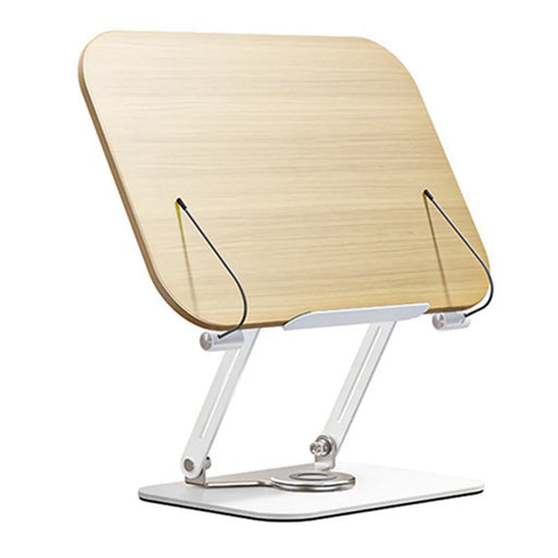 BONERUY R17 Metal Book Reading Stand Foldable Double Rod Support Book Holder for Books Laptop Tablet Textbook - 1