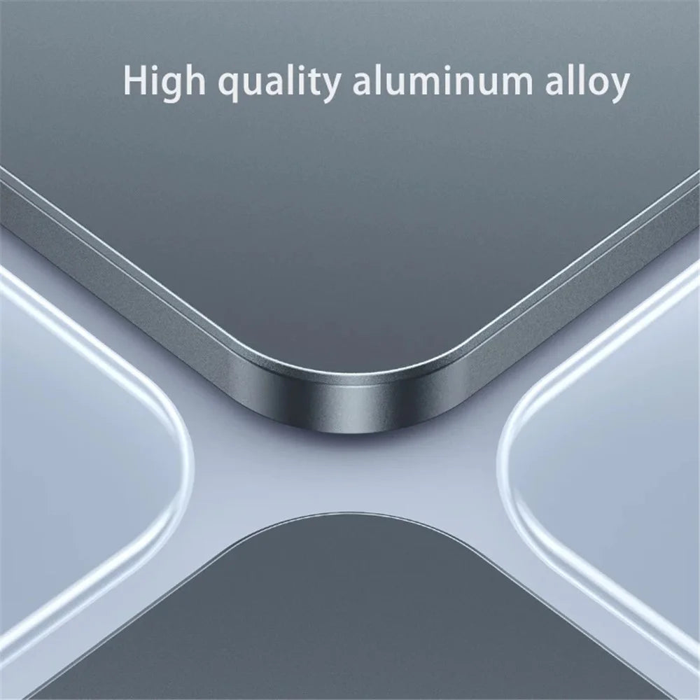 BONERUY T6 Cell Phone Stand Foldable Aluminum Adjustable Phone Tablet Holder Cradle Dock for Desk Travel - Dark Grey - 2