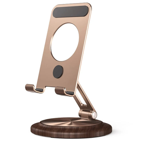BONERUY L68 Rotating Foldable Tablet Stand Adjustable Aluminum Alloy Phone Holder for Desk - 1