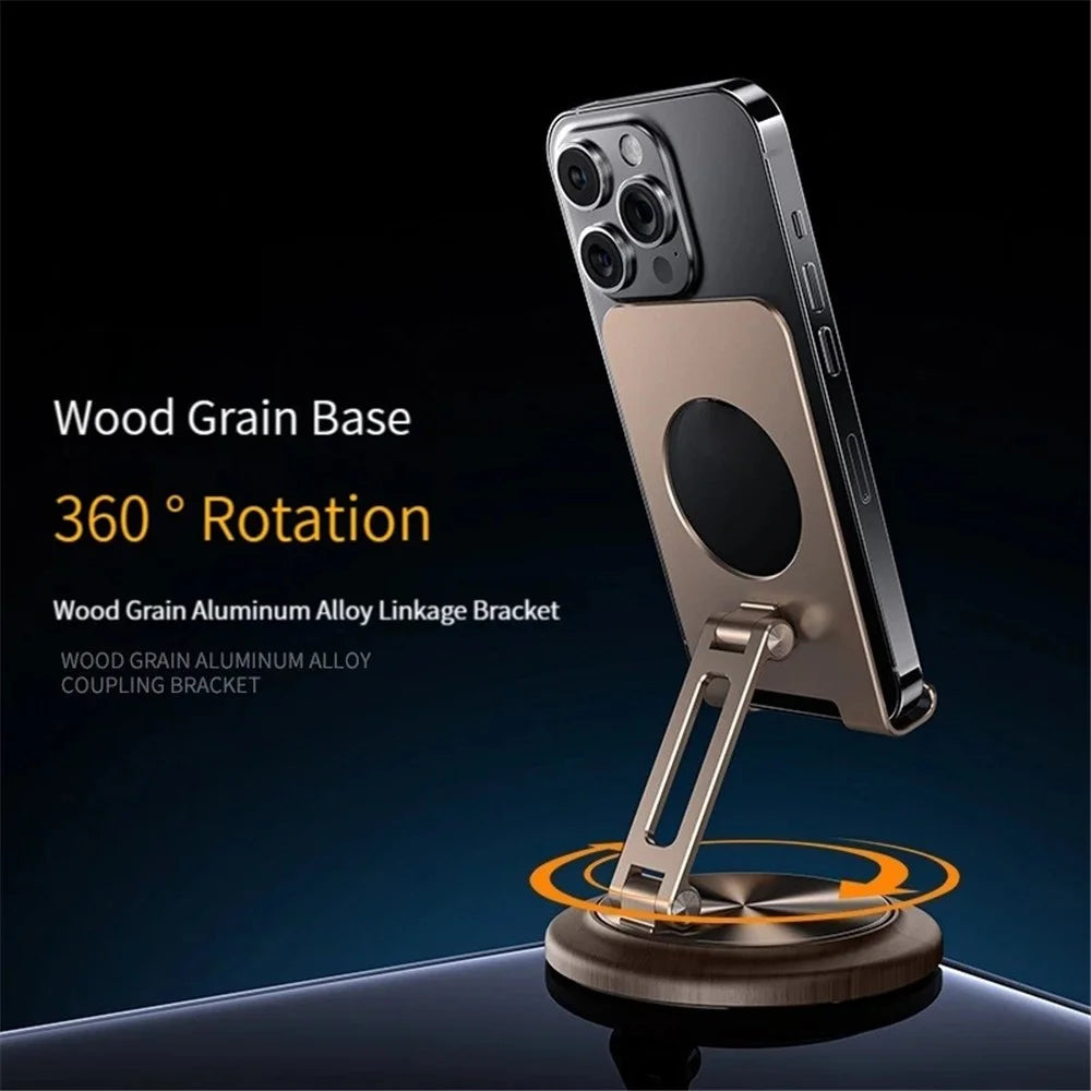 BONERUY L68 Rotating Foldable Tablet Stand Adjustable Aluminum Alloy Phone Holder for Desk - 3
