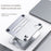 BONERUY P89 Tablet Stand for Desk Hollow Heat Dissipation Adjustable Tablet Holder Carbon Steel Tablet Riser - Dark Grey - 4