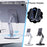 BONERUY L06X Cell Phone Stand Aluminum Alloy Tablet Cradle Desktop Dock 360 Degree Rotating Foldable Phone Holder - Dark Grey - 3