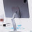 BONERUY L06X Cell Phone Stand Aluminum Alloy Tablet Cradle Desktop Dock 360 Degree Rotating Foldable Phone Holder - Dark Grey - 7