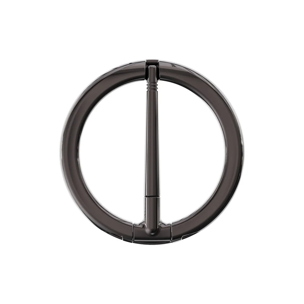 R-JUST SJ20-4 Magnetic Phone Ring Holder with Knife Vertical and Horizontal Stand Foldable Cellphone Kickstand - Dark Grey - 1