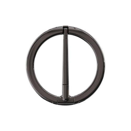 R-JUST SJ20-4 Magnetic Phone Ring Holder with Knife Vertical and Horizontal Stand Foldable Cellphone Kickstand - Dark Grey - 1