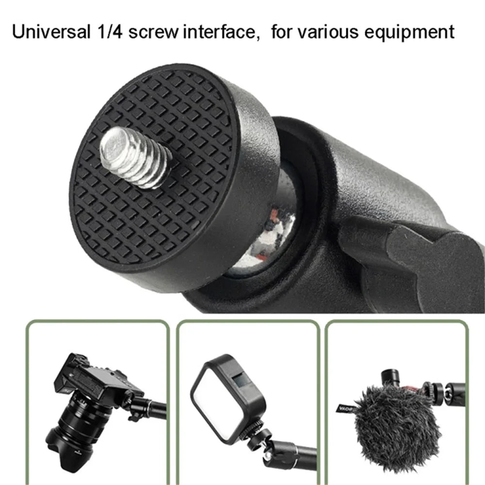 DT-06 Fill Light Table Tripod Desktop Shooting Bracket Overhead Stand for Vlog Cooking - 4