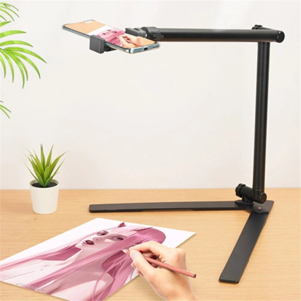 DT-06 Fill Light Table Tripod Desktop Shooting Bracket Overhead Stand for Vlog Cooking - 6