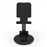 CCT21 Universal 360-degree Foldable Cell Phone Stand Silicone+ABS Desktop Tablet Phone Holder for Watching Videos, Playing Game - Black - 1