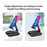 F25 Mobile Phone Holder with Bluetooth-compatible Speaker Multifunctional Folding Desktop Tablet Stand Portable Speaker - 4
