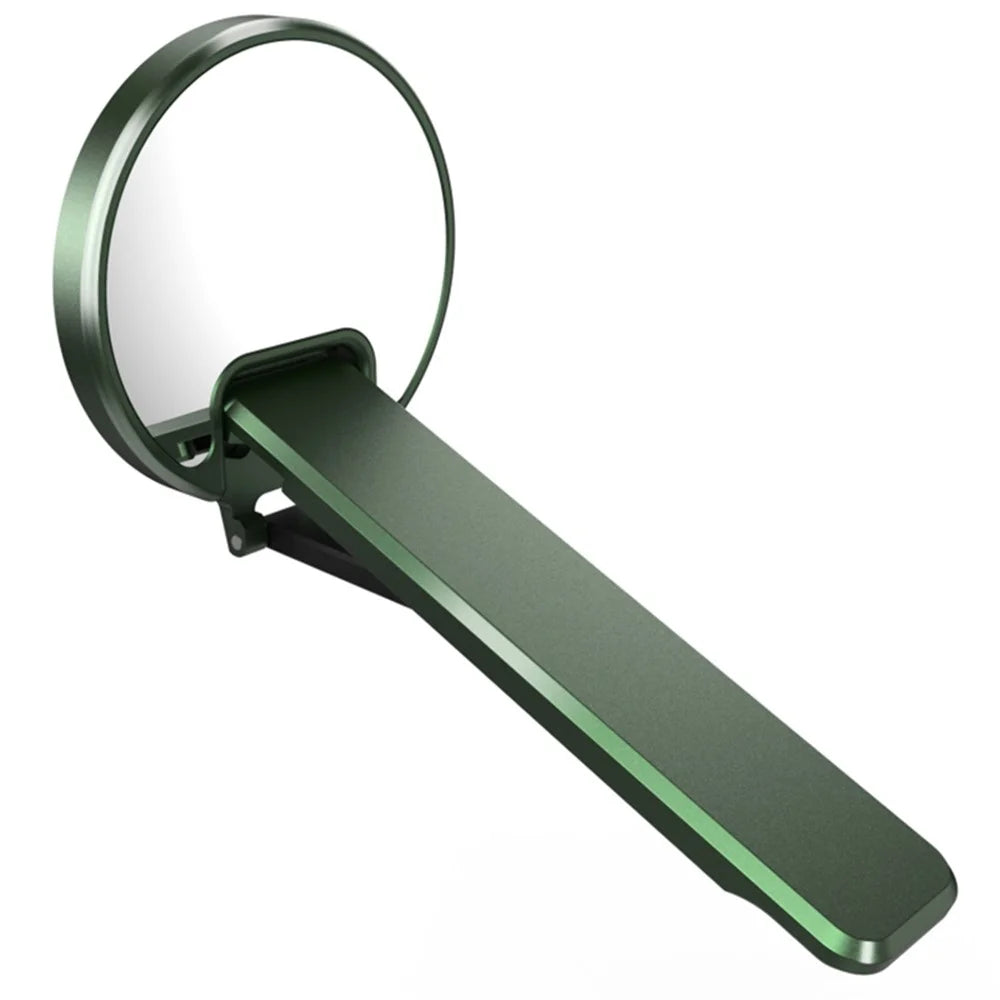 Cell Phone Ultra Thin Kickstand Folding Phone Back Stand Rotating Aluminum Alloy Phone Holder - Green - 2