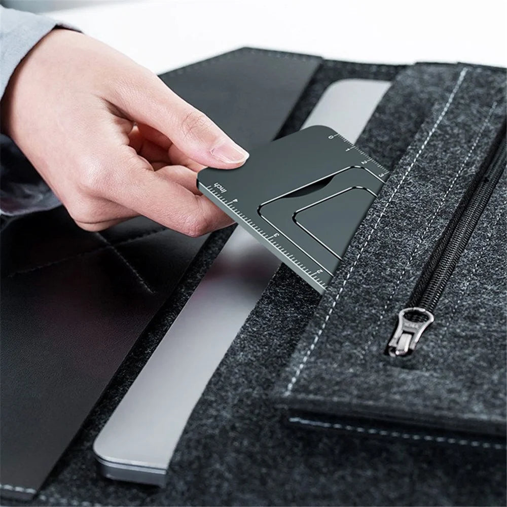 Cell Phone Stand Folding Aluminum Alloy Tablet Holder Bracket Portable Travel Holder - Tarnish - 6