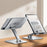 XUNDD XDHO-027 ArmorSeries Folding Desktop Stand Multi-Function Desktop Aluminum Alloy Tablet Holder - Silver - 1