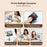 XUNDD XDHO-027 ArmorSeries Folding Desktop Stand Multi-Function Desktop Aluminum Alloy Tablet Holder - Silver - 5