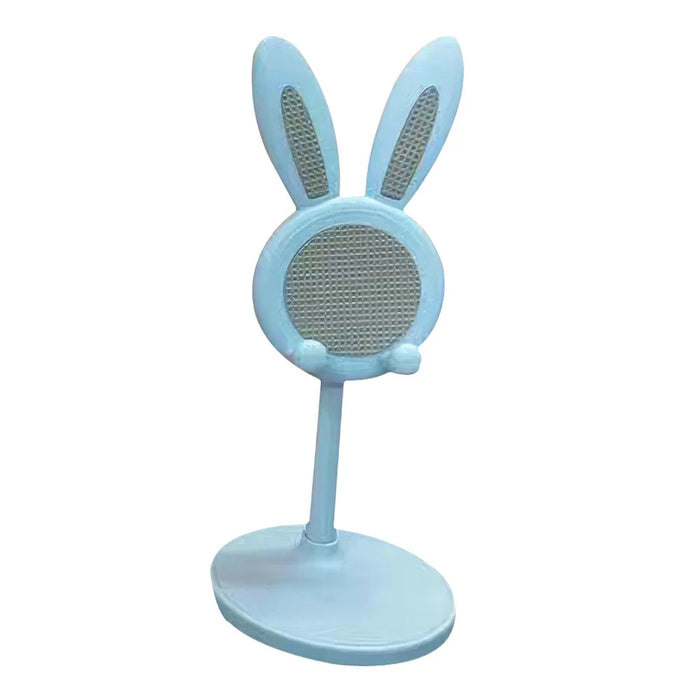Cute Rabbit Phone Tablet Bracket Desktop Adjustable Cellphone Holder Stand for Devices within 10-inch - Blue - 1