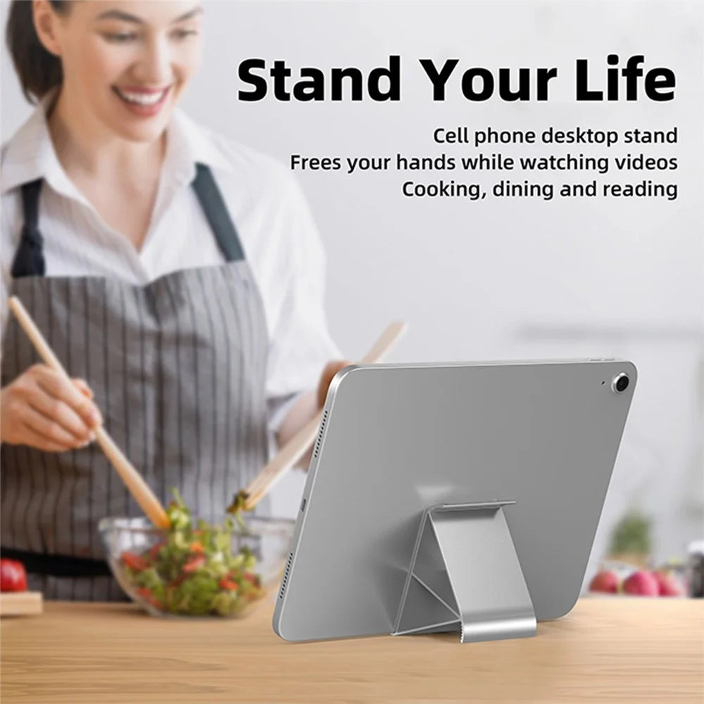 X3 Universal Mobile Phone Stand Desktop 3-Angle Adjustable Tablet Holder for 4-13 inches Devices - Black - 7