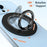 Cell Phone Kickstand 180-Degree Rotating Phone Back Stand Alloy Magnetic Phone Holder - Electroplating / Black - 5