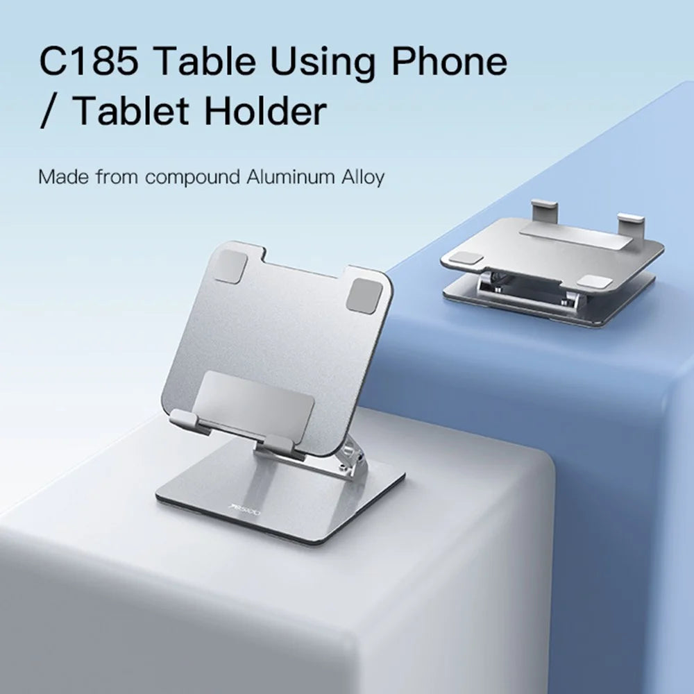 YESIDO C185 Aluminum Alloy Desktop Tablet Stand Rotating Folding Mobile Phone Holder - 2