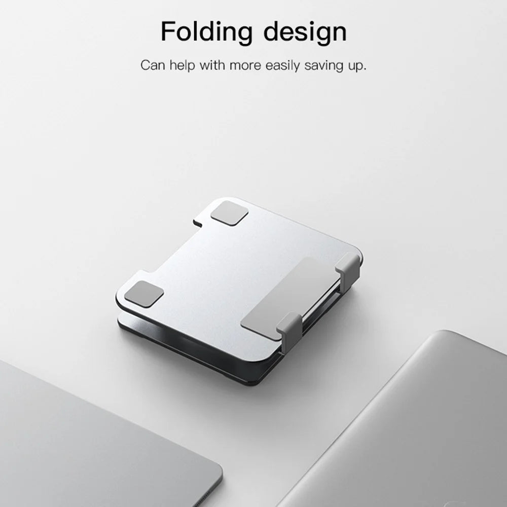 YESIDO C185 Aluminum Alloy Desktop Tablet Stand Rotating Folding Mobile Phone Holder - 7