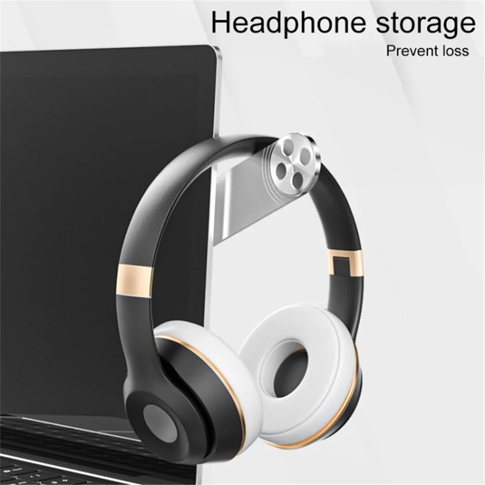 Laptop Side Mount Magnetic Phone Holder Aluminum Alloy Dual Screen Laptop Phone Holder - Silver - 4