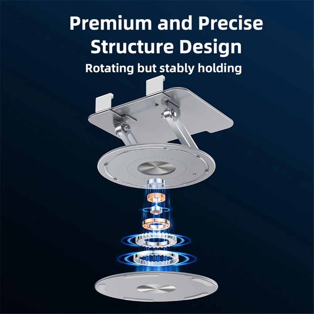 YESIDO C293 Tablet Holder Folding Bracket 360 Degree Rotating Desk Stand - 3