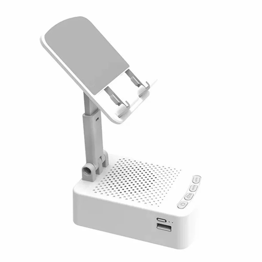 F56 3-in-1 Bluetooth-compatible Speaker Music Player Power Bank Desktop Phone Holder - 1