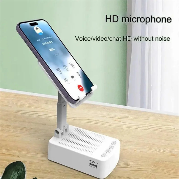 F56 3-in-1 Bluetooth-compatible Speaker Music Player Power Bank Desktop Phone Holder - 3