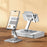 XUNDD XDHO-027 Phone Holder Rotation Foldable Desktop Tablet Stand for iPhone 16 / 16 Plus / 16 Pro / 16 Pro Max - Silver - 5