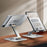 XUNDD XDHO-027 Rotation Foldable Desktop Holder Tablet Stand for iPhone 16 / 16 Plus / 16 Pro / 16 Pro Max - Silver - 1