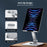 XUNDD XDHO-027 Rotation Foldable Desktop Holder Tablet Stand for iPhone 16 / 16 Plus / 16 Pro / 16 Pro Max - Silver - 5