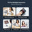 XUNDD XDHO-027 Rotation Foldable Desktop Holder Tablet Stand for iPhone 16 / 16 Plus / 16 Pro / 16 Pro Max - Silver - 7