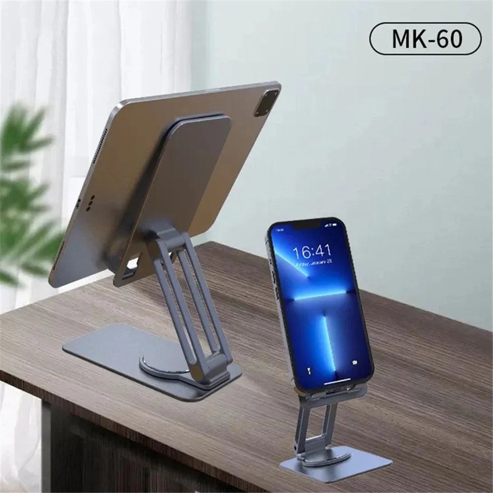 JMARY MK-60 Portable Desktop Folding Tablet Holder Anti-Slip Mobile Phone Stand for iPhone 16 / 16 Plus / 16 Pro / 16 Pro Max - 6