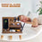 00659 Solid Wooden Phone Stand Multi-Functional Bedside Organizer for iPhone 16 / 16 Plus / 16 Pro / 16 Pro Max - 7