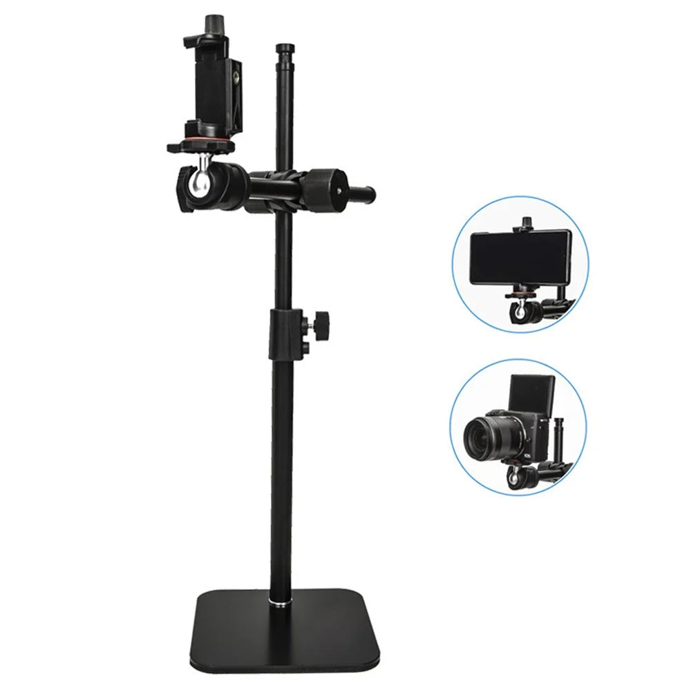 YUNTENG 808 Microphone DSLR Camera Desktop Mount Stand Table Phone Clip Holder - 1