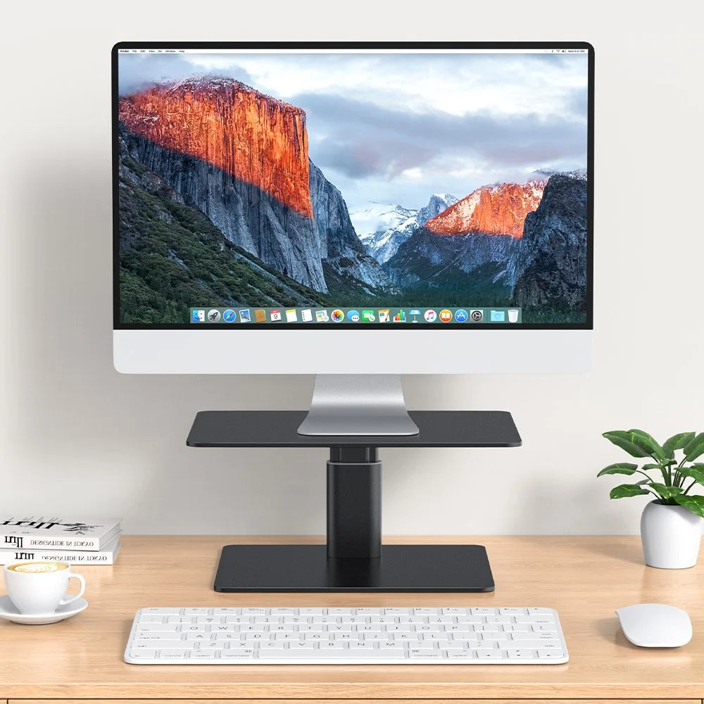 LENUO DL-202 Adjustable Laptop Stand for Desk Aluminum Alloy Laptop Riser Holder - 4
