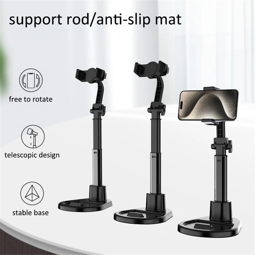CCT13-2 Phone Stand Height Angle Adjustable Mobile Stand Desk Holder for iPhone 16 / 16 Plus / 16 Pro / 16 Pro Max - 3