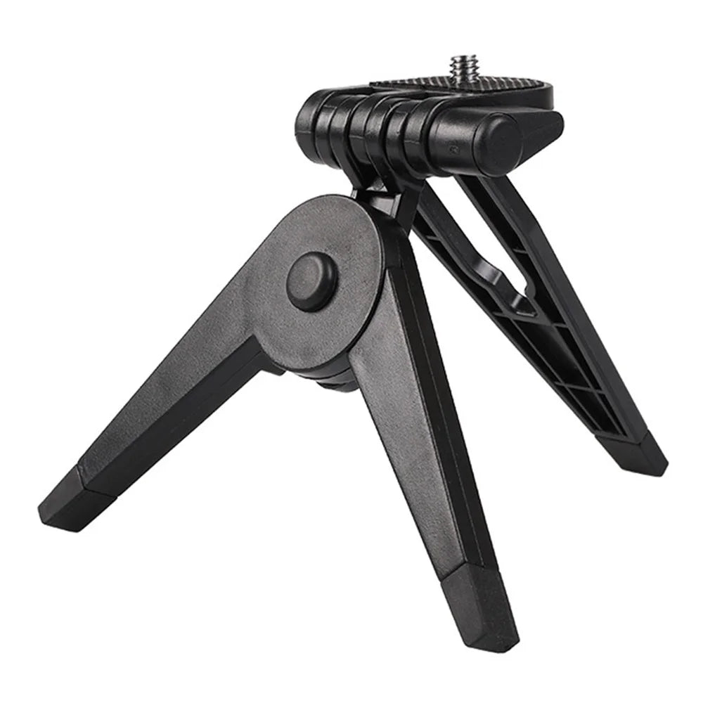 A251 For GoPro Camera Cell Phone Mount Tripod Stand Desktop Holder with 1 / 4 Inch Screw Adapter - Black - 1
