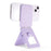 For iPhone 16 / 16 Plus / 16 Pro / 16 Pro Max Magnetic Phone Stand Holder Cell Phone Kickstand Desktop Mount Bracket - Purple - 1