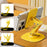 WEKOME Life Series WA-SL03 Foldable Phone Stand ABS+Silicone Rotatable Desktop Cradle Dock - Yellow - 4