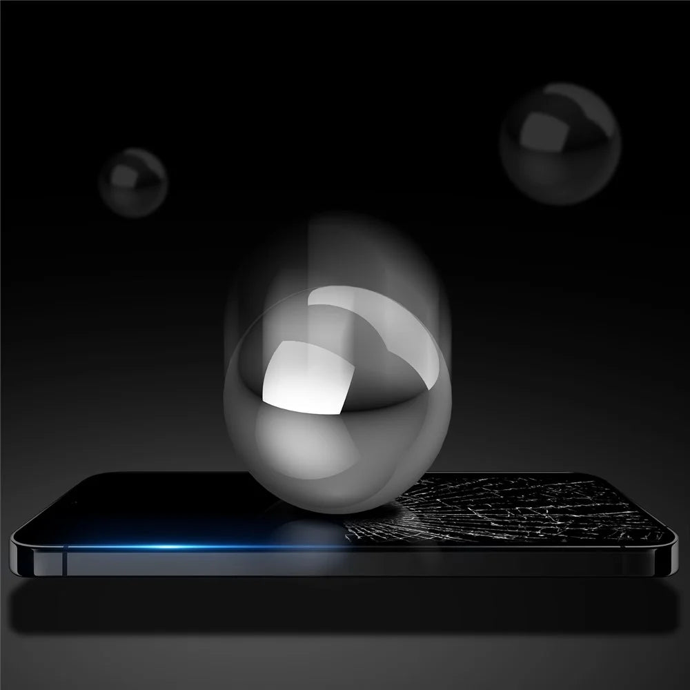 DUX DUCIS For Google Pixel 9a Glass Film   Full Screen Protector 2.5D Flat Screen Medium Alumina Glass HD Clear Film - Black - 5