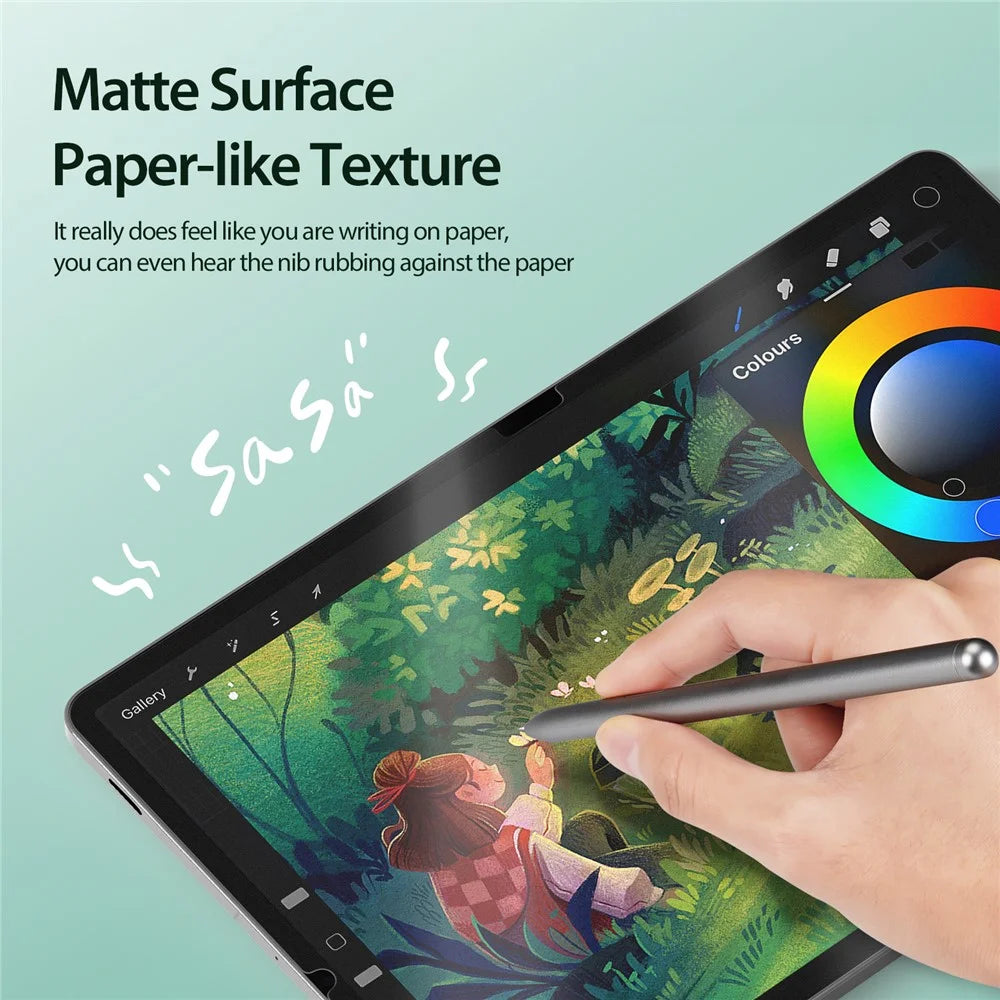 DUX DUCIS For Samsung Galaxy Tab S10 FE+ Paper-like Film  Naad Series Screen Protector Detachable Matte PET Tablet Film - Black - 5