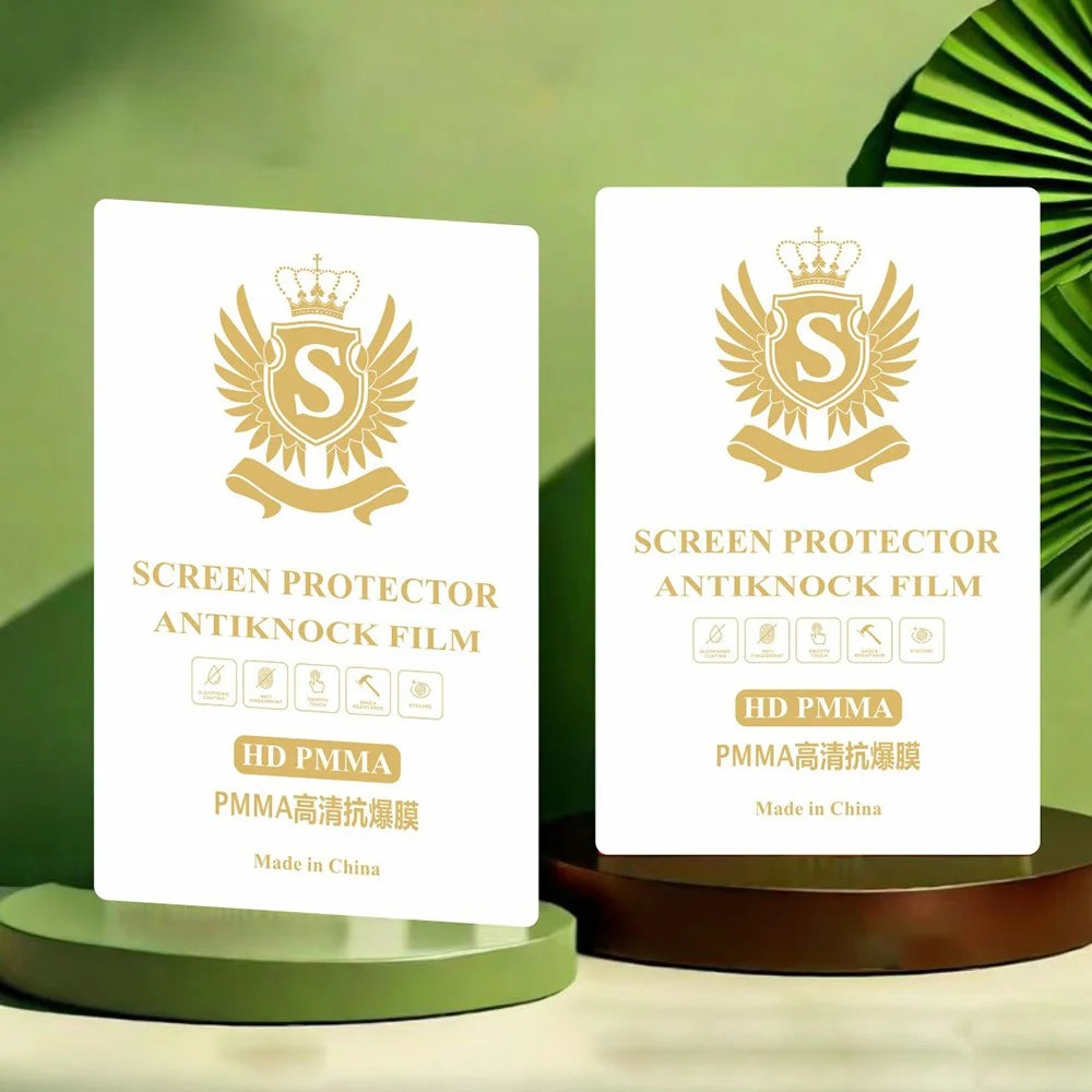 50 Pcs PMMA Anti-Explosion Film 4-Layer Thickened Cuttable Screen Protector For Flat Screens - HD - 2