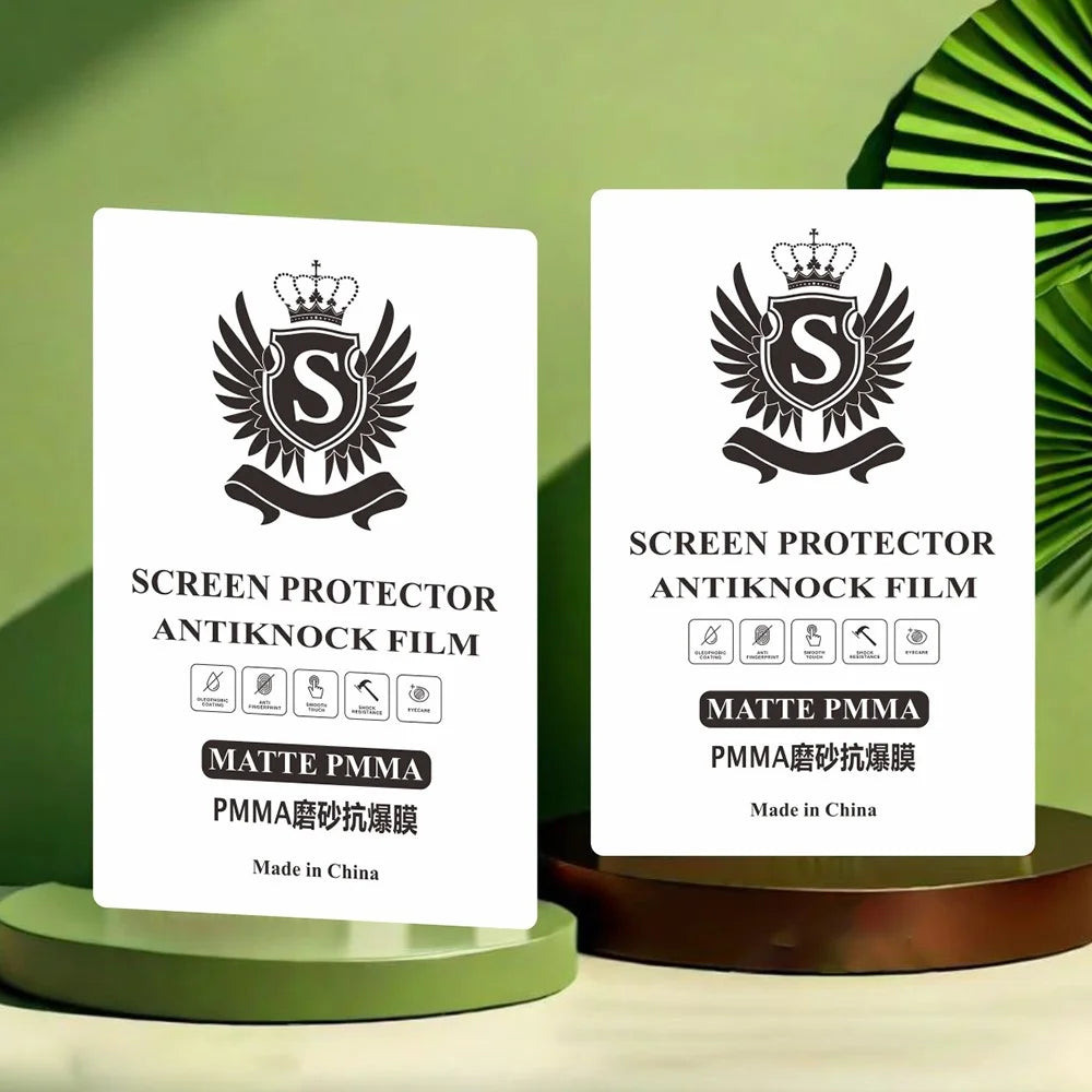 50 Pcs PMMA Anti-Explosion Film 4-Layer Thickened Cuttable Screen Protector For Flat Screens - HD - 5