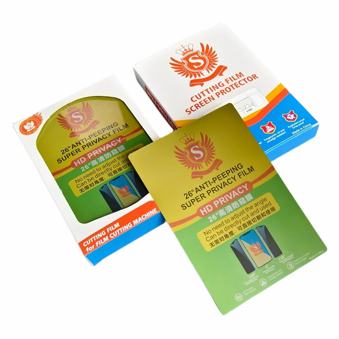 50 Pcs Privacy Screen Protector TPU HD Anti Spy Hydrogel Film Full Coverage Soft Film For Curved Screens - 6