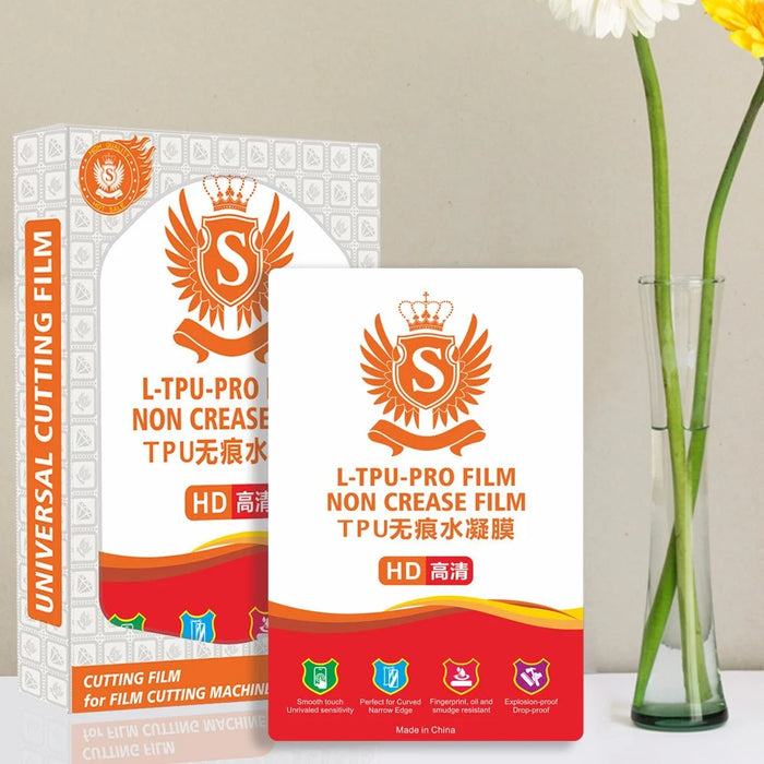 L-TPU-PRO 50 Pcs Screen Protector 4-Layer TPU Self Healing Hydrogel Film For Curved Screens - HD - 4