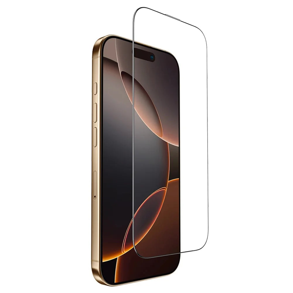 JOYROOM JR-MQS0605 For iPhone 17 Silk Printing Screen Protector 2.5D High Aluminium-Silicon Glass Film - 1