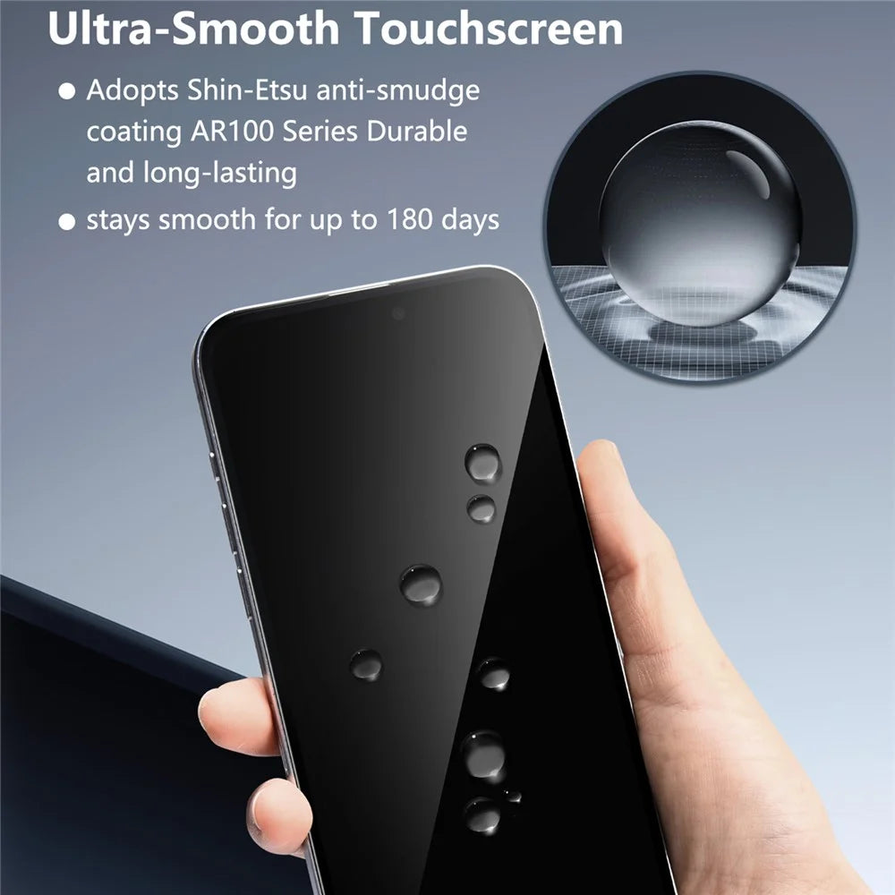 JOYROOM JR-MQS0608 For iPhone 17 Pro Max Silk Printing Screen Protector 2.5D High Aluminium-Silicon Glass Film - 3